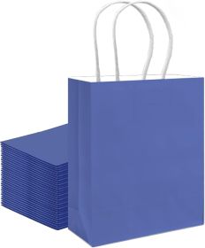 30PCS Medium Gift Bag with Handles Bulk 11"x5"x8" Gift Bags Purple Blue Bags Multiple Uses (Medium Size)