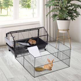 Rolling Rabbit (Option: Black and Beige-930x240x515 mm)